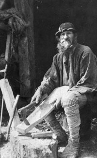 A.O Väisänen - Meremäe, Heodozi Jivo teeb kannelt 1913 - ERM 350:131